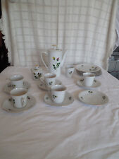 Winterling Bavaria WIG271 rose pattern coffee, set 19pcs