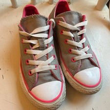Baskets JUNIORS CONVERSE ALL-STAR 640578F gris rose taille 1 chaussures