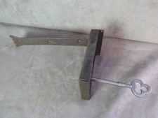 Antique LOCK, with HIS KEY.
