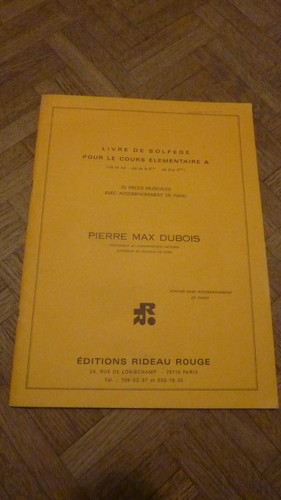 Livre solfège de - livre,