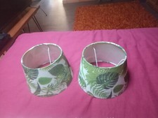 2 abats jours nature déco feuillage, exotique