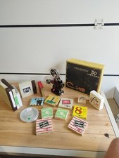 Rare Ancien Projecteur jouet 16 mm Cinette Luxe 30 Mètre 1955 Film A Saisir 