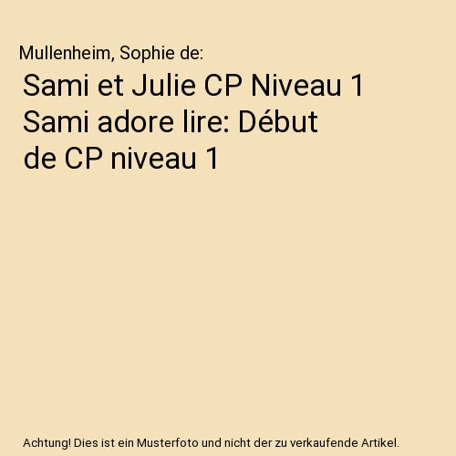 Sami julie niveau 1 - et,