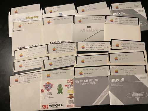 Lot disquettes jeux - lot,