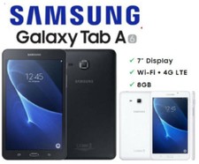 Samsung Galaxy Tab A 7.0 (2016) SM-T285 Unlocked 8GB 4G/Wi-Fi LTE Tablet Phone