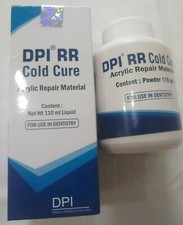 Poudre et liquide de réparation rapide DPI Self Cure pour prothèses dentaires...