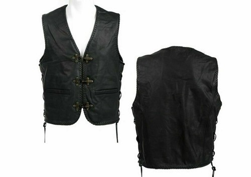 Veste cuir vintage - veste,