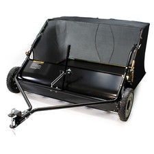 Balai ramasseur trainé 118cm Autoportée Tracteur-tondeuse ATV Nettoyer Gazon