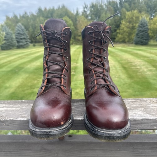 Red wing boots - wing, 8"