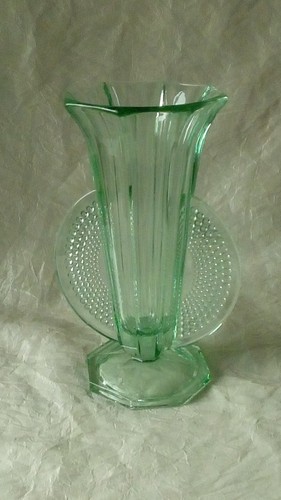 Vase art deco - art, verre