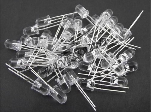 120pcs blanc rouge bleu vert - blanc,