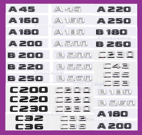 Lettres mercedes benz classe - lettres,
