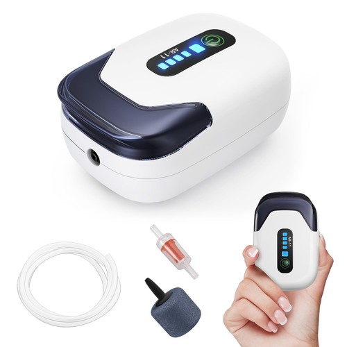 Aquarium air pump rechargeable - pump,
