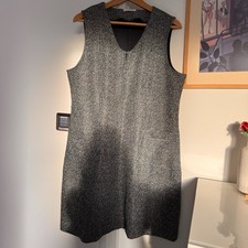 Robe chasuble bleu DAMART taille  44  et chaude