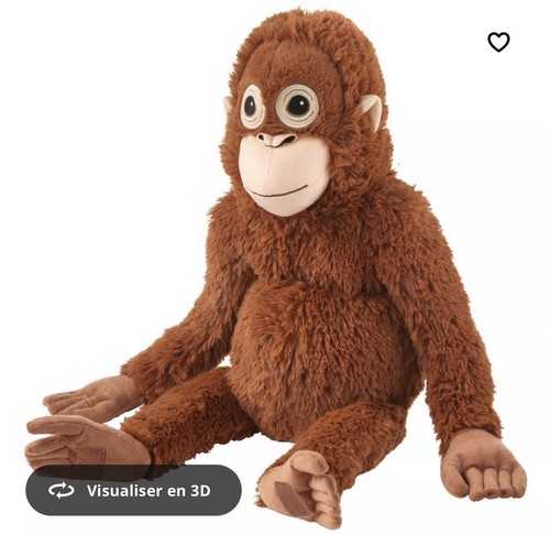 Plush punch orangutan monkey - plush,