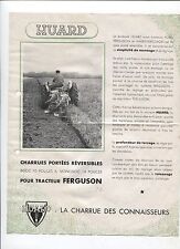 N°8225 / LOARD plough leaflet for FERGUSON 1953 tractor