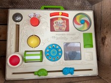 Tableau d'activités, Fisher Price jouet vintage années 70