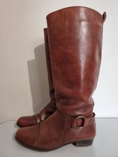 VINTAGE PAIRE DE BOTTES CUIR