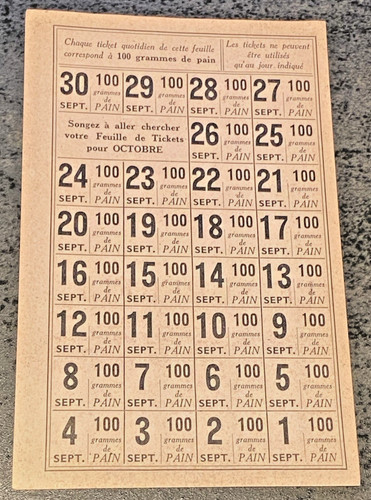 Ticket rationnement seconde - de,