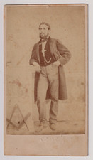 Second Empire Anonymous CDV - Freemason to be identified - Freemasonry c.1860
