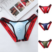 Hommes Sexy Jockstrap Pochet Sous-Vêtements Stretch Stretch Stretch Strets /