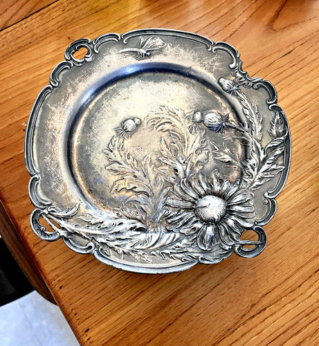 Coupe art nouveau métal