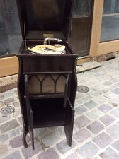 Ancien Gramophone Phonographe meuble