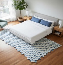 Tapis moderne ivoire touffeté