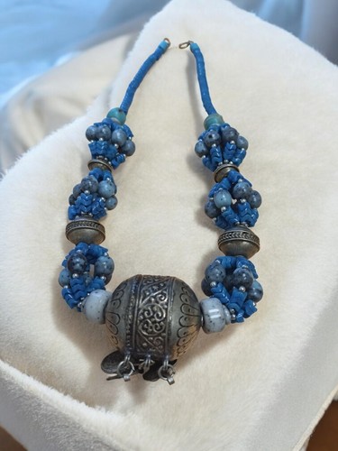 Collier vintage pierres - collier,