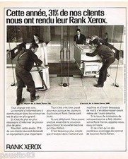 ADVERTISING ADVERTISING 095 1973 RANK XEROX photocopiers duplicators