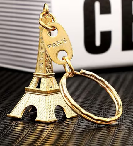 Porte cle clef tour eiffel - cle,