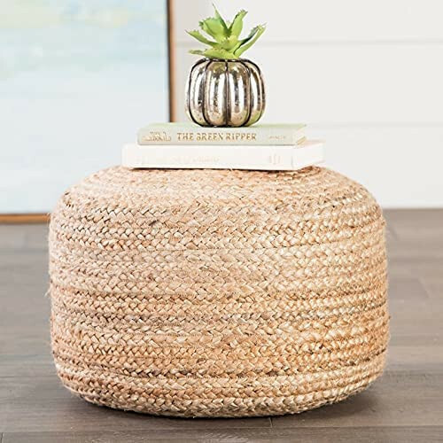 Pouf jute handmade - pouf,