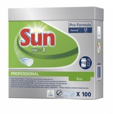 Lot 100 tablettes lave vaisselle lavage + sel + rinçage SUN PROFESSIONNEL