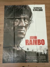 affiche cinema 120x160 John Rambo Stallone 
