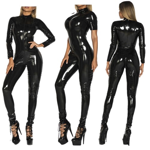 Combinaison cuir femme - cuir, sexy
