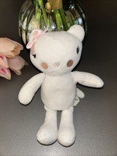 Doudou Peluche Chat Blanc