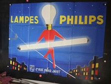 AFFICHE LAMPES PHILIPS  LITHO