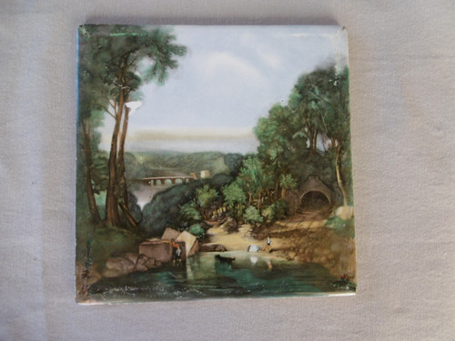 Carreau faience gien - carreau,