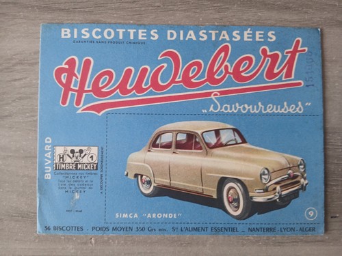 Buvard biscottes heudebert - !,