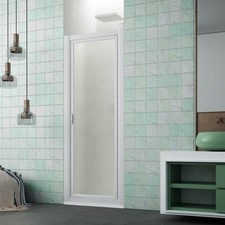 PORTE DE DOUCHE EN NICHE PIVOT
