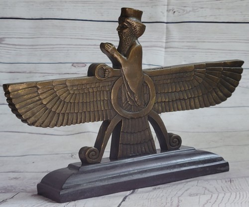 Art deco warrior king bronze - deco,
