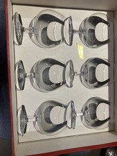 6 verres à cognac en cristal