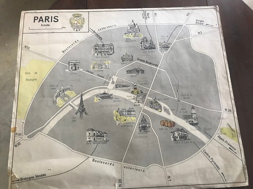 Ancienne affiche scolaire - ancienne, an