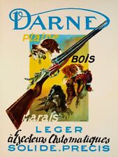 Chasse, Chasseurs, Fusil DARNE - POSTER HQ 60x80cm d'une AFFICHE VINTAGE