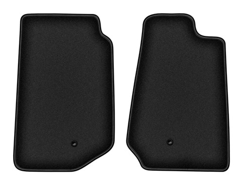 Tapis avant velours noirs