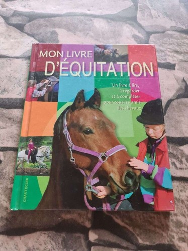 Mon livre équitation un - mon, d'équitation:
