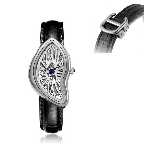 Montre squelette asymétrique - montre,