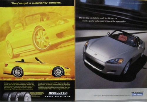 2000 2001 honda - print, ad