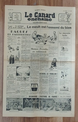 Canard enchainé 1747 du - le,