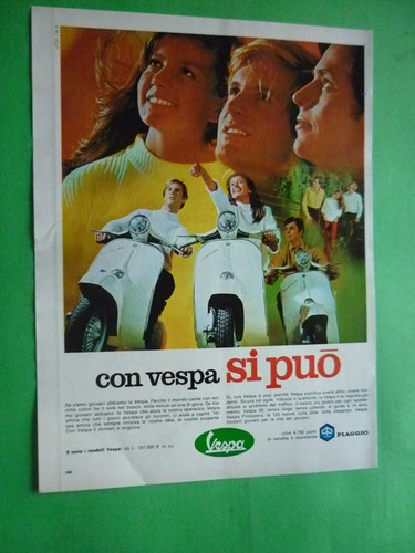 Vespa piaggio publicité - publicité, 1